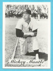 Mickey Mantle 1996 Topps Mickey Mantle Foundation Series Mint Card
