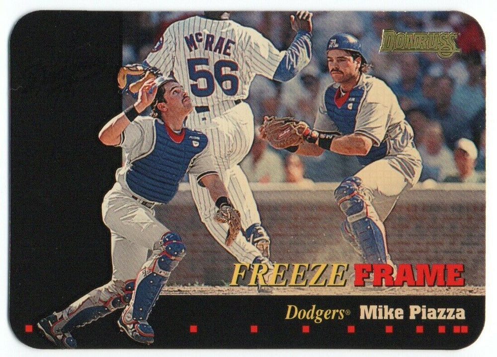 Mike Piazza 1996 Donruss Freeze Frame #1787/5000 made Series Mint Card #8