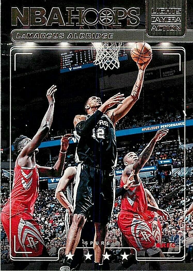 LaMarcus Aldridge 2018 2019 NBA Hoops Lights Camera Action Series Mint Card #21