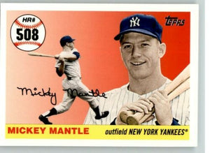 Mickey Mantle 2008 Topps Mickey Mantle Home Run History Series Mint Card #MHR508