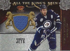 Dustin Byfuglien 2011 2012 Pacific Crown Royale "All The Kings Men" Game Used Jersey