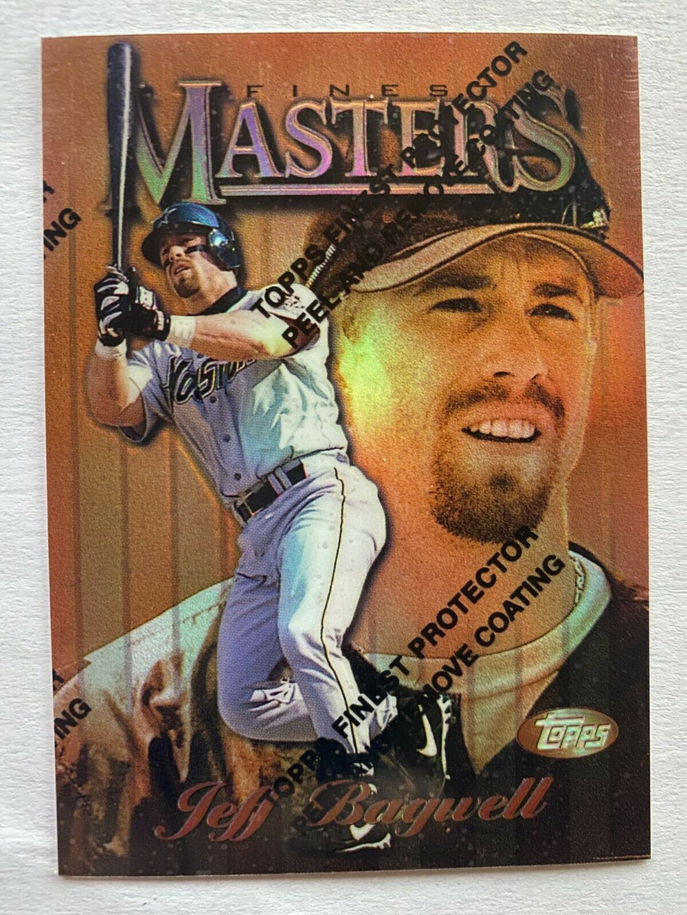 Jeff Bagwell 1996 Topps Finest Bronze REFRACTOR Series Mint Card  #10