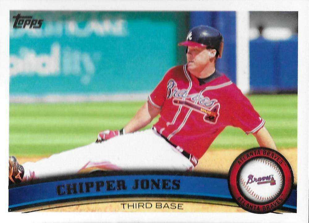 Chipper Jones 2011 Topps Series Mint Card  #169