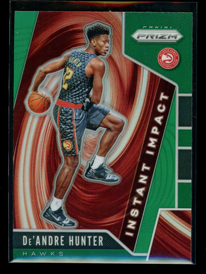 De’Andre Hunter 2019 2020 Prizm Instant Impact GREEN version Series Mint ROOKIE Card #4