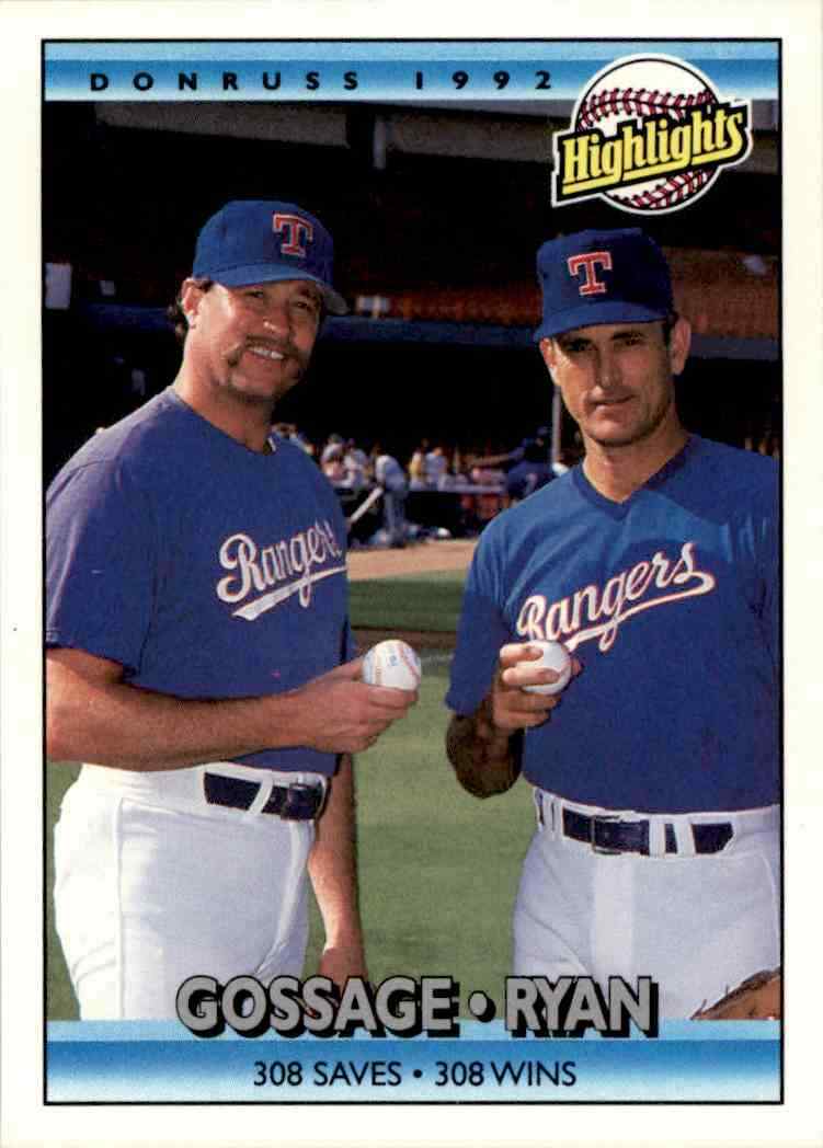 Nolan Ryan 1992 Donruss Highlights Series Mint Card #555