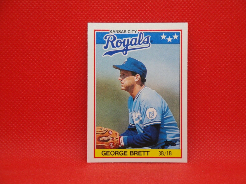 George Brett 1988 Topps UK Mini Series Mint Card #7