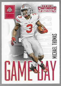 Michael Thomas 2016 Panini Contenders Draft Picks Game Day Tickets Series Mint Rookie Card #6