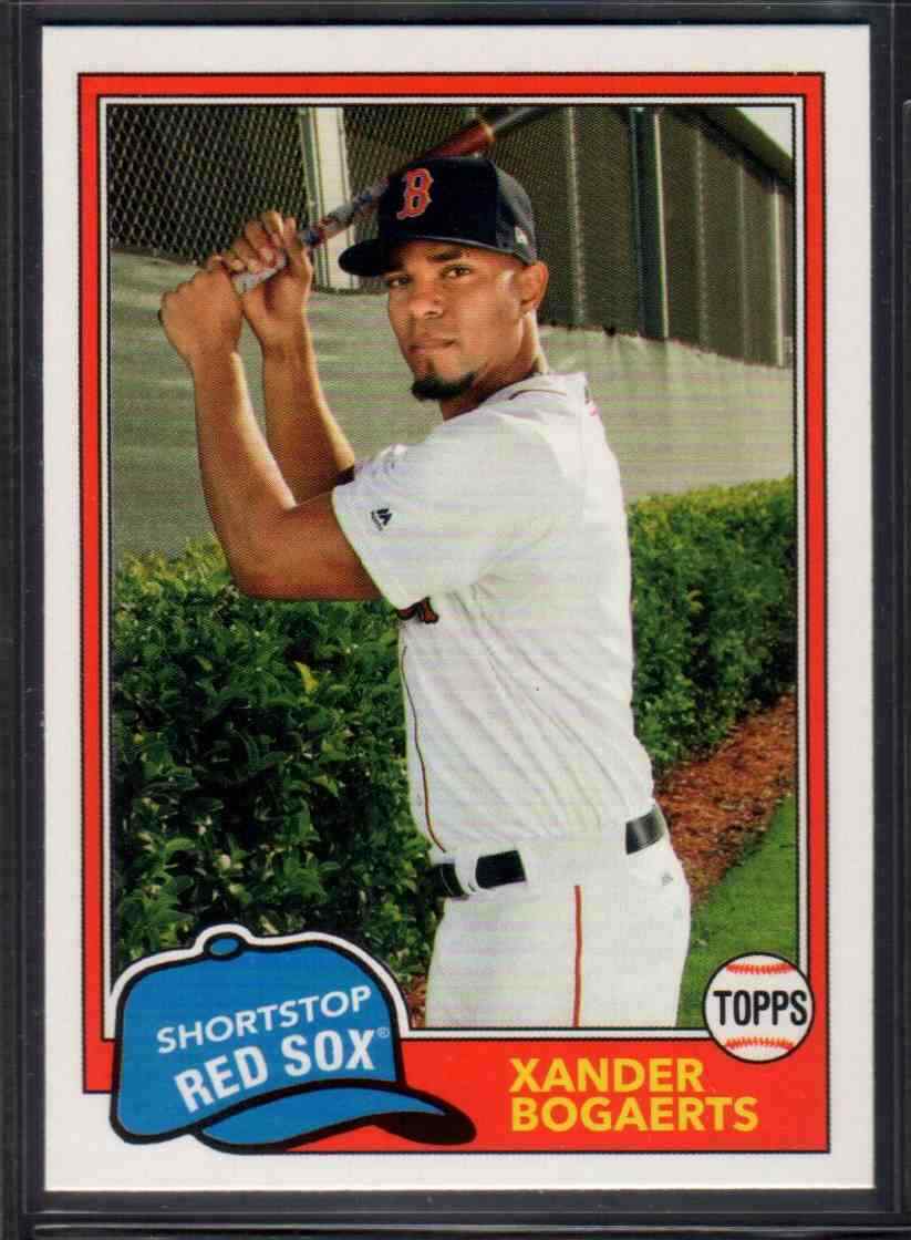 Xander Bogaerts 2018 Topps Archives Series Mint Card  #281