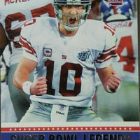 Eli Manning 2011 Topps Super Bowl Legends Series Mint Card #SBLXLII