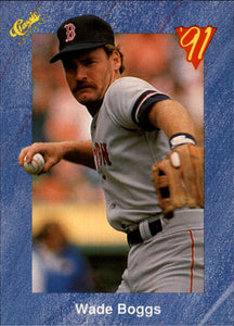 Wade Boggs 1991 Classic Series Mint Card #T19