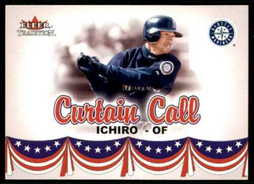 Ichiro Suzuki 2002 Fleer Tradition Update Curtain Call Series Mint Card  #U371