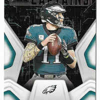 Carson Wentz 2020 Panini Playbook Captains Series Mint Card #CAP-3