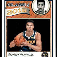 Michael Porter Jr 2018 2019 Panini NBA Hoops Class Of 2018 Series Mint ROOKIE Card #14