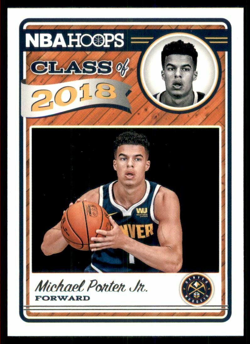 Michael Porter Jr 2018 2019 Panini NBA Hoops Class Of 2018 Series Mint ROOKIE Card #14