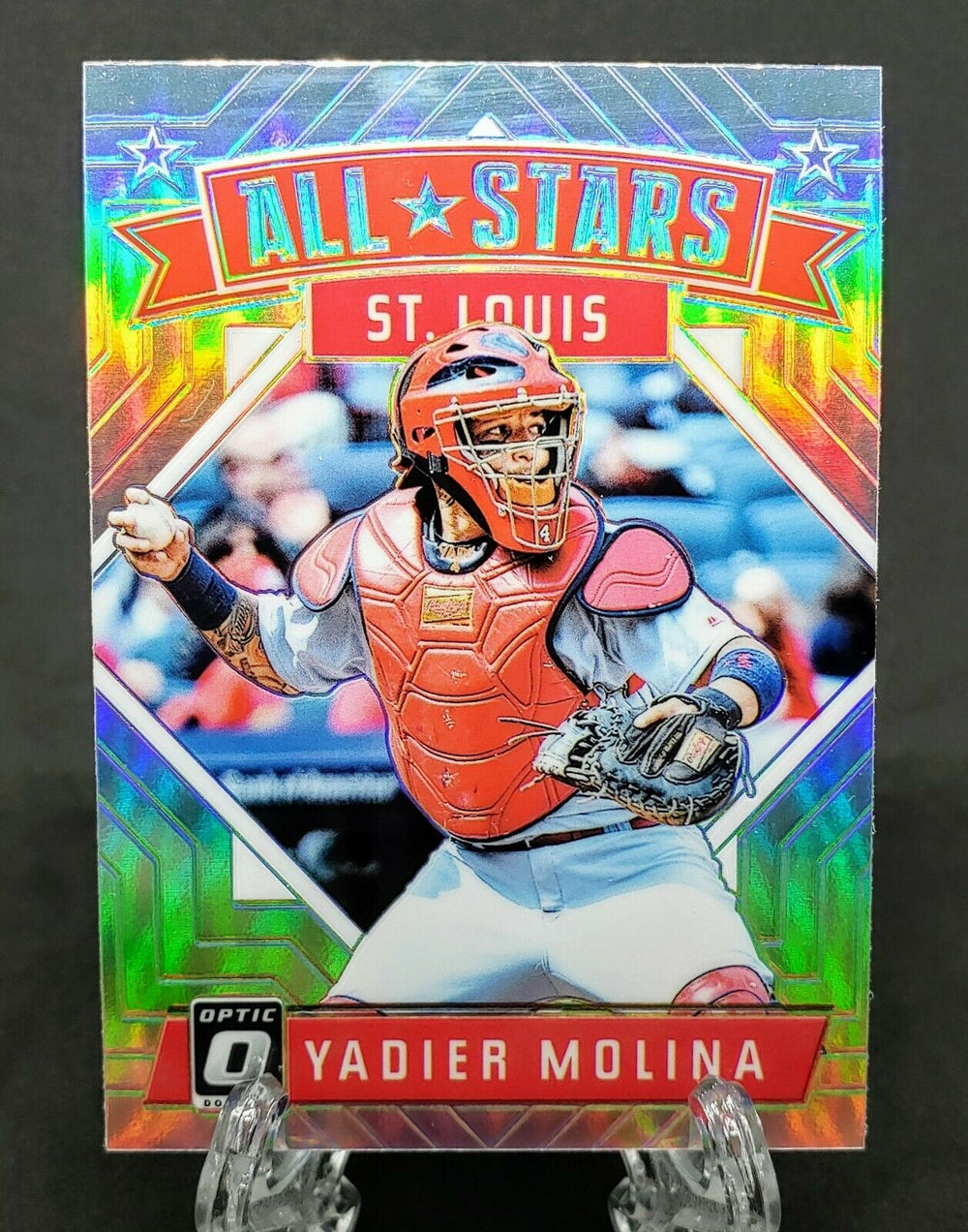 Yadier Molina 2018 Optic Prizm All-Stars  Series Mint Card #174