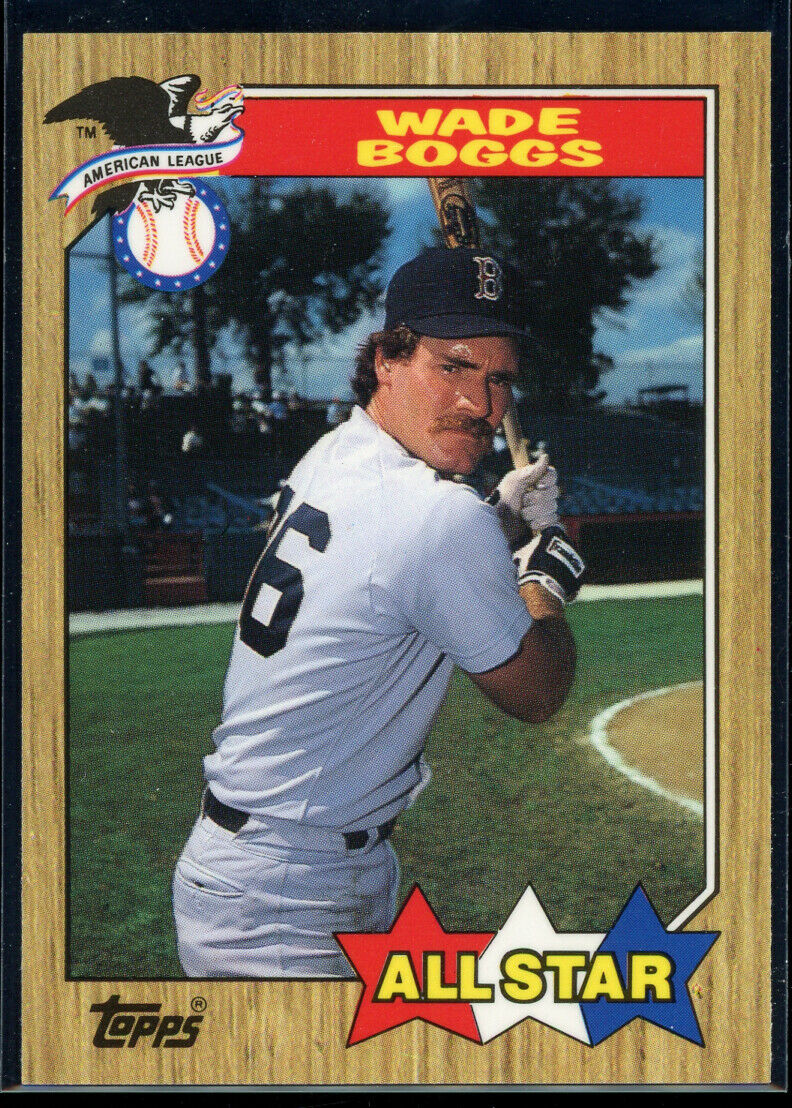 Wade Boggs 1987 Topps Tiffany Glossy All-Star Series Mint Card #608