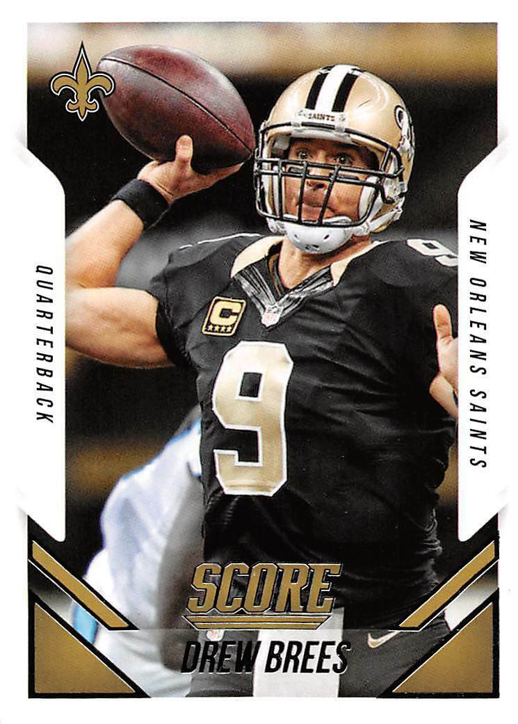 Drew Brees 2015 Score Series Mint Card #29