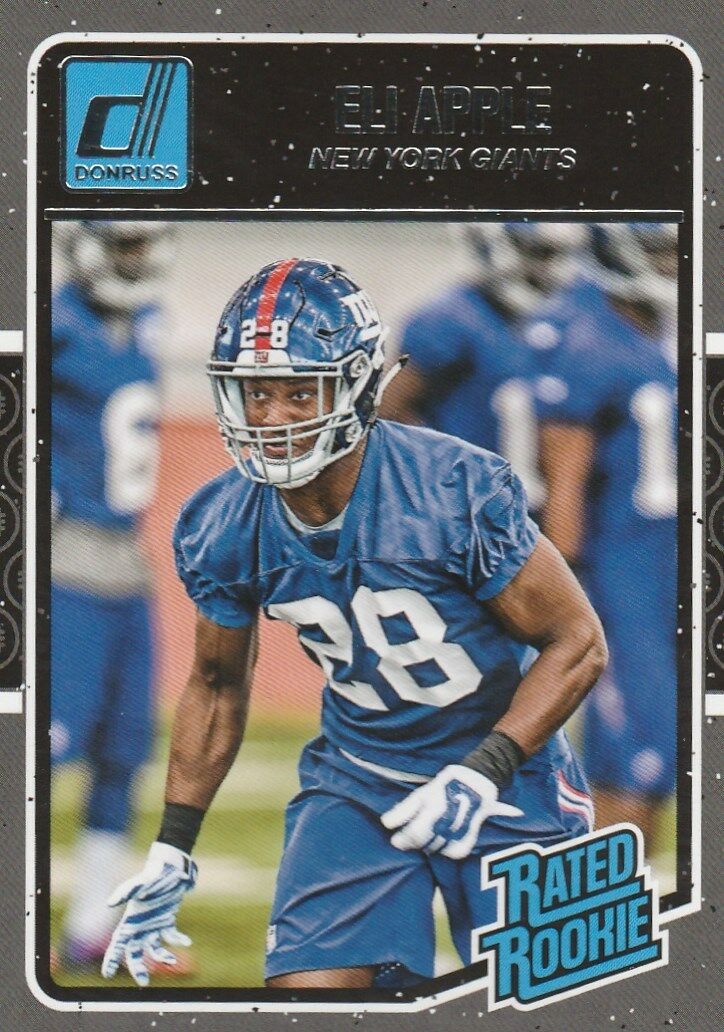 Eli Apple 2016 Donruss Rated Rookie Series Mint ROOKIE Card #367