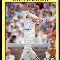 Ryne Sandberg 1991 Fleer Series Mint Card #431