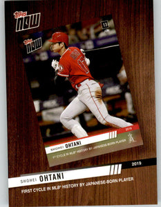 Shohei Ohtani 2020 Topps Now Review Insert Series Mint Card #TNR-5