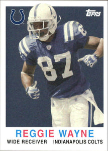 Reggie Wayne 2008 Topps Turn Back the Clock Series Mint Card #36