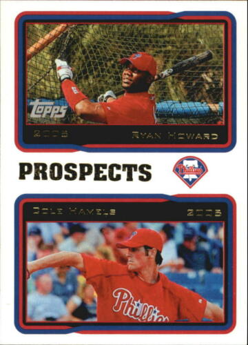 Ryan Howard/Cole Hamels 2010 Topps The Cards Your Mom Threw Out Series Mint Card #CMT-54