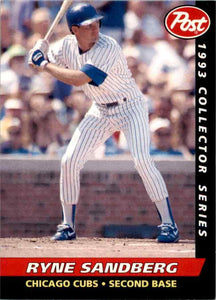 Ryne Sandberg 1993 Post Cereal Series Mint Card #13