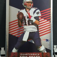 Tom Brady 2015 Panini NFL Foil Sticker Series Mint Card #044