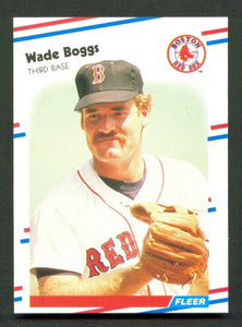 Wade Boggs 1988 Fleer Glossy Series Mint Card #345