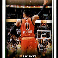 Russell Westbrook 2017 2018 Panini NBA Season Highlights Sticker #8