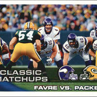 Brett Favre 2010 Topps Classic Matchups Favre vs. Packers Series Mint Card #281