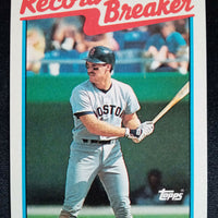 Wade Boggs 1989 Topps Record Breaker Series Mint Card #2