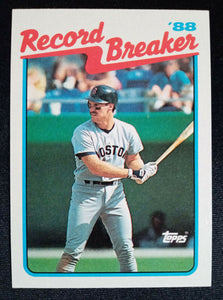 Wade Boggs 1989 Topps Record Breaker Series Mint Card #2