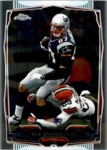 Rob Gronkowski 2014 Topps Chrome NFL Football Mint Card #82