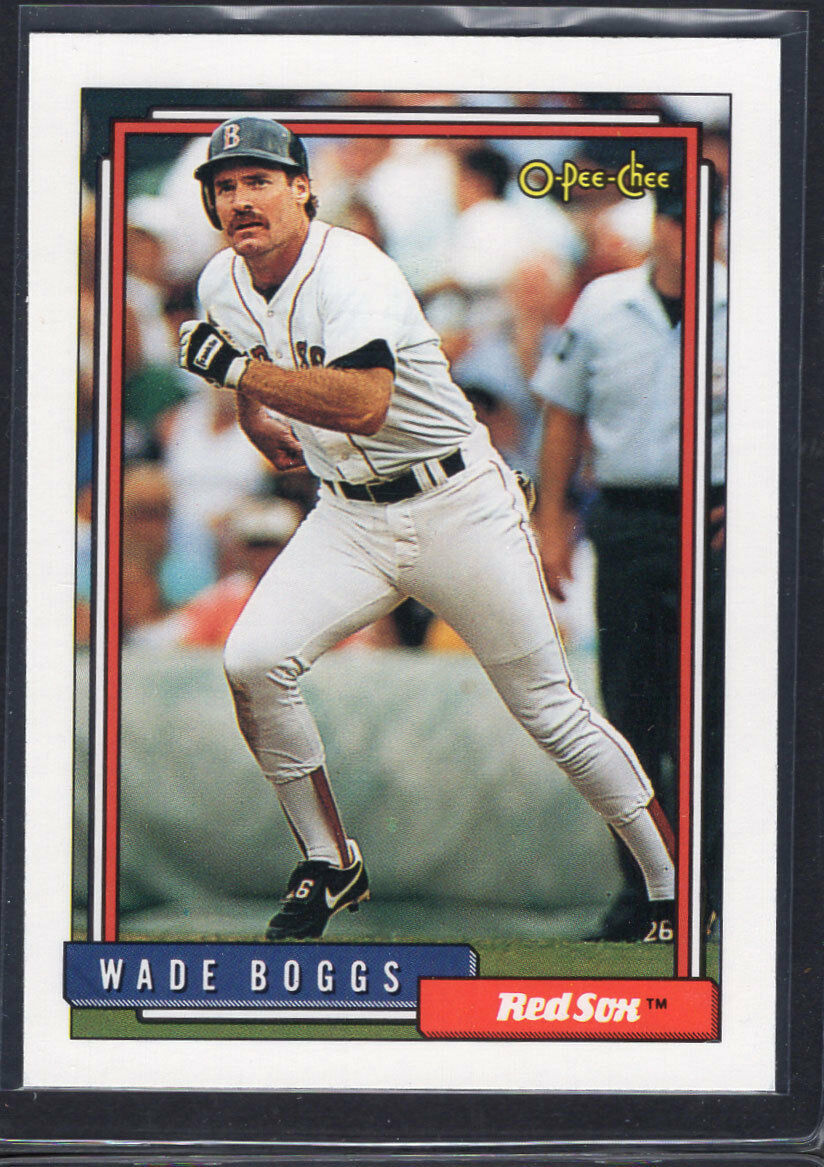 WADE BOGGS (1) 1991 O-Pee-Chee Card # 11 _ Very Nice