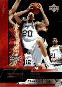 Manu Ginobili 2005 2006 Upper Deck ESPN Series Mint Card #76