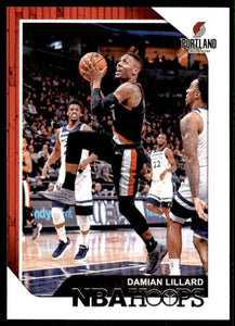 Damian Lillard 2018 2019 NBA Hoops Series Mint Card #168