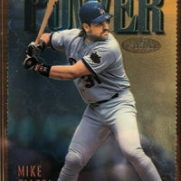 Mike Piazza 1997 Topps Finest Gold Power Embossed and Die Cut Series Mint Card #151 RARE!