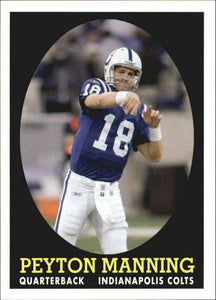 Peyton Manning 2007 Topps Turn Back The Clock Series Mint Card #13