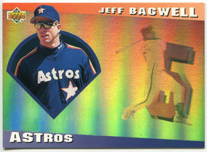 Jeff Bagwell 1993 Upper Deck Diamond Gallery Hologram Series Mint Card #2