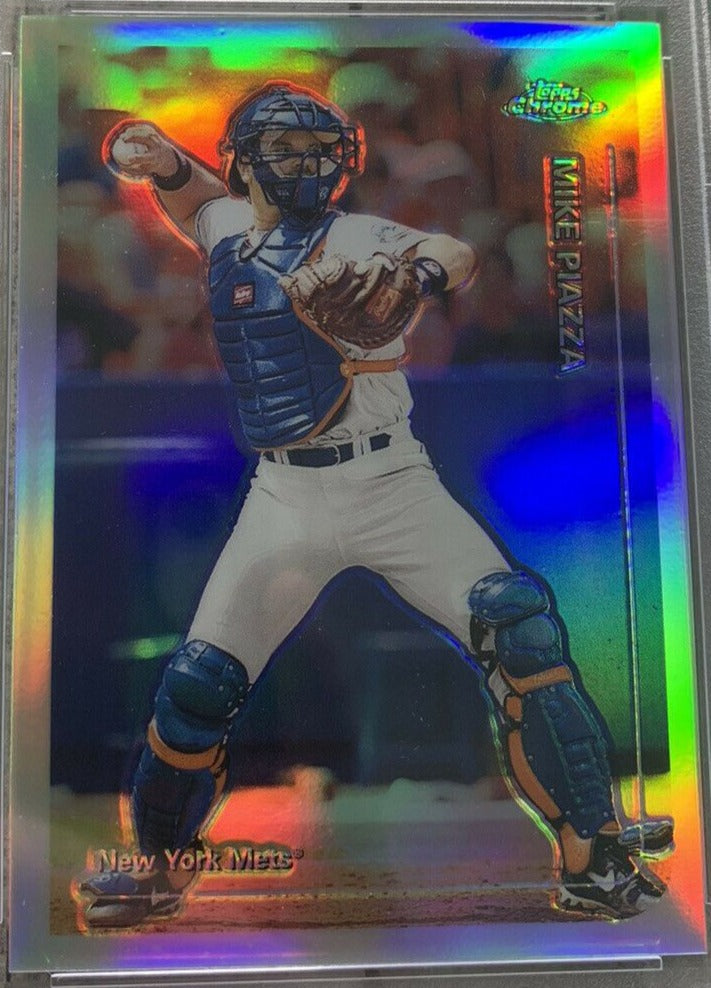 Mike Piazza 1999 Topps Chrome REFRACTOR Series Mint Card #340