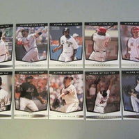 2009 Topps Unique "Alone at the Top" Complete Insert Set with Pujols+