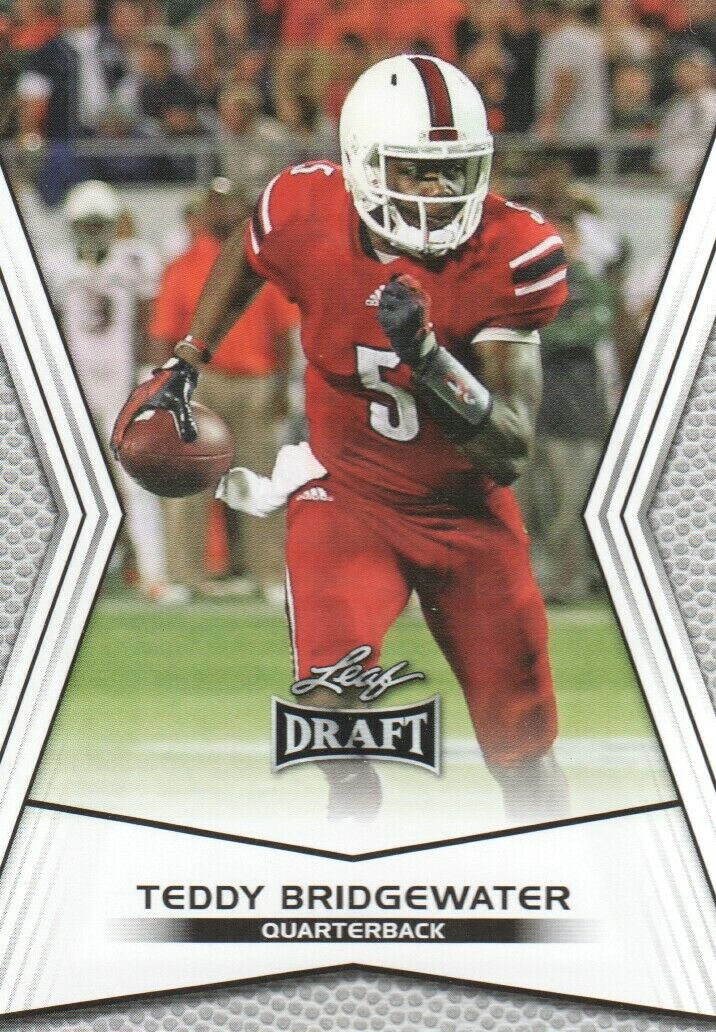 Teddy Bridgewater 2014 Leaf Draft Series Mint ROOKIE Card #TB1