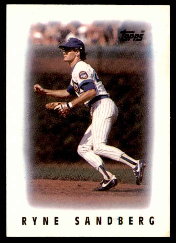 Ryne Sandberg 1986 Topps Mini  Series Mint Card #39