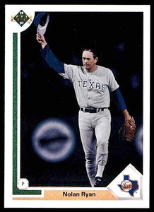 Nolan Ryan 1991 Upper Deck Series Mint Card #345