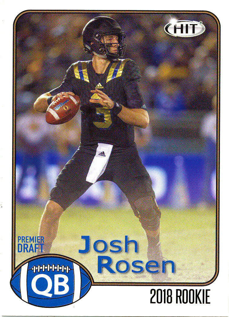 Josh Rosen 2018 Sage Hit Premier Draft Mint Rookie Card #3