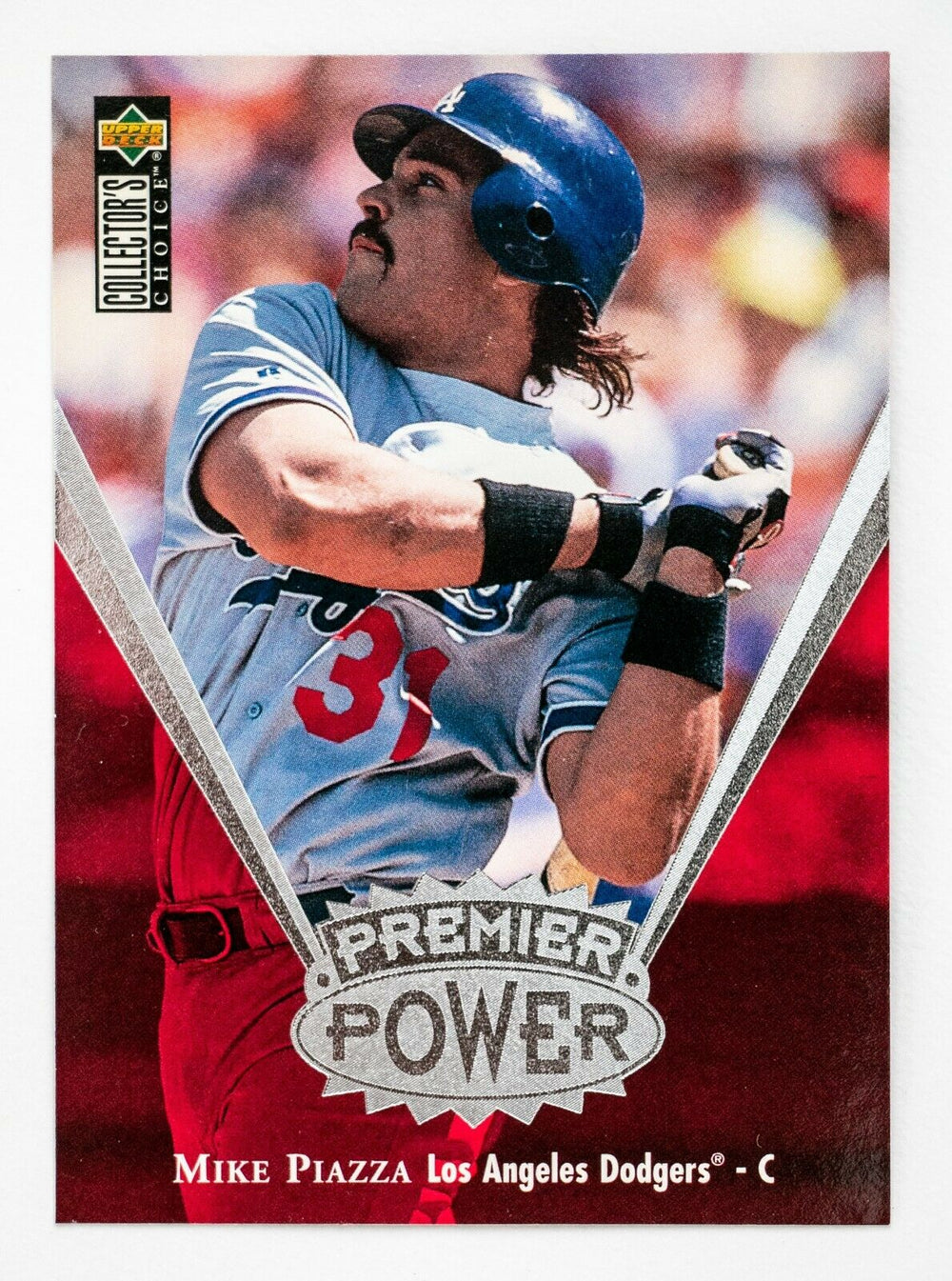 Mike Piazza 1997 UD Collectors Choice Premier Power Series Mint Card #PP19