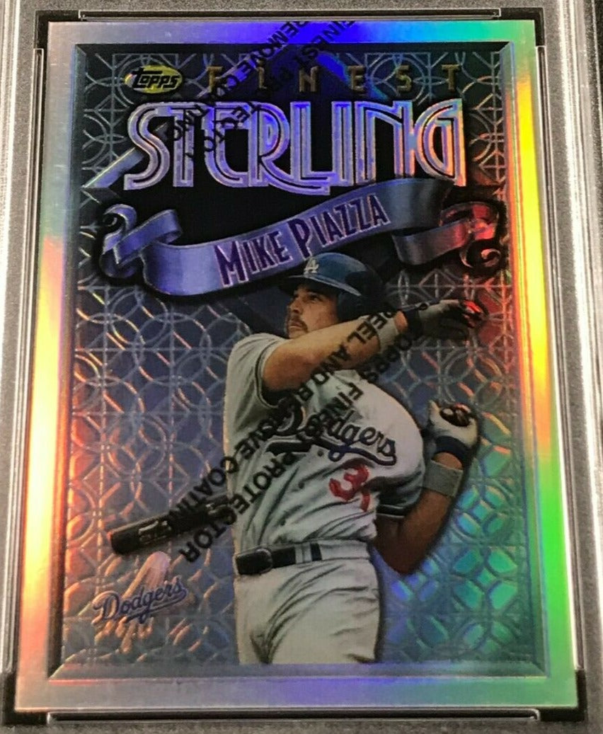 Mike Piazza 1996 Finest Sterling REFRACTOR Series Mint Card #S11