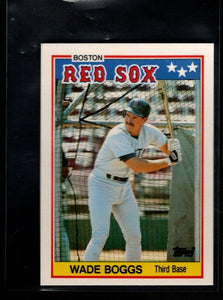 Wade Boggs 1988 Topps UK Mini Series Mint Card #4