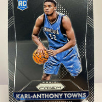 Karl Anthony Towns 2015 2016 Panini Prizm Series Mint ROOKIE Card #328